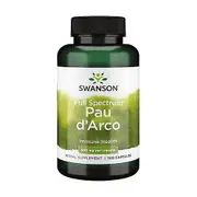 Swanson Pau d'Arco, 500mg 100 capsules