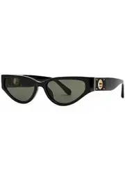 Linda Farrow Luxe Tomie Cat-eye Sunglasses - Black ONE SIZE