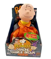 Gemmy Peanuts Dancing Charlie Brown Vampire Halloween Linus Lucy Toy Figure 1997
