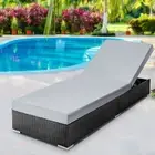 Gardeon Sun Lounge Outdoor Furniture Day Bed Adjustable Rattan Garden Cover