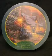 New & Sealed Thomas Kinkade Glory Of Evening Round Puzzle 750 Pieces 24" Round