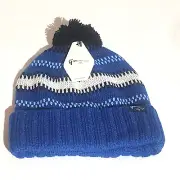 Reebok Beanie Adult Greg Norman Collection The Shark Attack Blue Toboggan