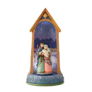 Jim Shore Heartwood Creek - LED Rotating Holy Family in Stable 28cm