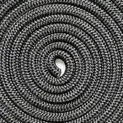 6mm x 30m Polyester Rope Double Braid Black Marine Yacht Sailing Mooring Boat