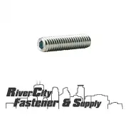 (10) 1/4-20x1-3/4 Socket Set Screw Cup Point Steel Grub Screws 1/4 x 1-3/4 ZN