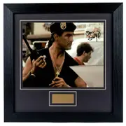 Steven Seagal Out for Justice Personally Signed 8 x 10 Photo Framed