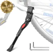 Bike Kickstand for Mountain Bike, Adjustable Bicycle Side Kick Stand, Aluminum A