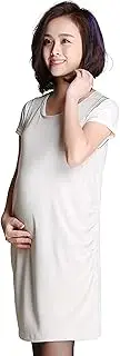 [YILEFU] Anti-Electromagnetic Radiation Silver Fiber Dress, EMF Shielding Pregnant Woman Clothing (Color : X-Large)