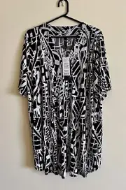 Ts Taking Shape - Tribal Luna Foil Top BNWT size 22 (NEW)