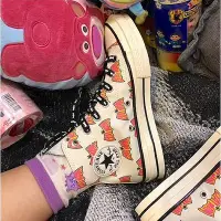 在飛比找Yahoo!奇摩拍賣優惠-匡威Converse 1970S DC蝙蝠俠聯名涂鴉高幫帆布