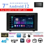 7'' For Android 12 Car Stereo Radio GPS WIFI Fit For SAAB 9-3 93 2007-2011