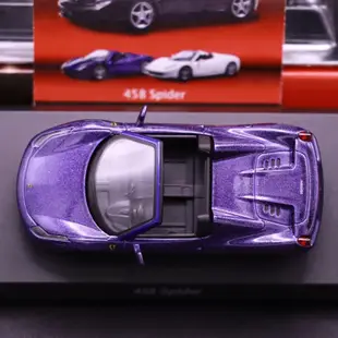 1/64 京商 法拉利 458 Spider 合金車模 老車