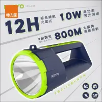 在飛比找momo購物網優惠-【特力屋】kinyo LED-308 充電式LED強光探照燈