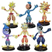 FNAF Sundrop Moondrop Figures Ornament Cartoon Figurine Minifigures Collectible Model Toys Set Decoration Gift A