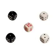 Backgammon - Dice Set - Replacement Wood - 16mm