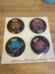 Funko POP! KILLER KLOWNS Shorty, Slim, Jumbo & Spikey Exclusive Button Pin Set