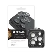 Kinglas Metal Frame Camera Lens Protector Cover iPhone 11 12 13 14 15 Pro Max