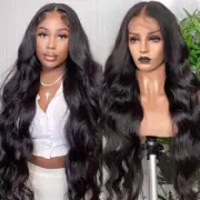 HD Transparent 13x4 13x6 Body Wave Lace Front Human Hair Wigs 360 Lace Frontal