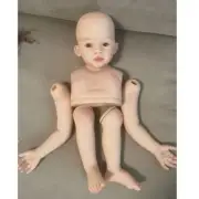 30" Painted Reborn Doll Kit Handmade Reborn Toddler with Veins No Hair Gifts