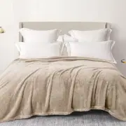 Plush Fuzzy Fleece King Size Bed Blanket Super Soft Fluffy and Thick Blankets...