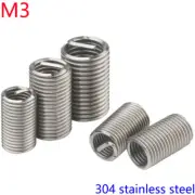 M3 x 0.5 Helicoil Thread Insert 304 Stainless Steel Thread Repair Wire Insert