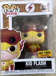 Funko Pop Heroes -Kid Flash- #320 Hot Topic Exclusive [Glow Chase Variant]