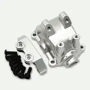 Aluminum Front or Rear Differential Gearbox Cover and Upper Arm Mount Arm Stabilizer Silver for Tamiy TT-02 TT-02T A4+A2
