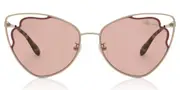 Blumarine SBM152 0E59 Women’s Sunglasses Rose-Gold Size 57