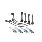 Bosch 4 Spark Plugs+Lead Kit for Mazda MX5 NA NA6C NA8C NB8C 1.6L 1.8L I4 93-00