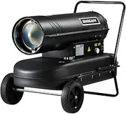 Industrial Diesel Kerosene Heater 38KW Space Fan Heater for Workshop Warehouse Shed,Energy-Saving,Wide Rang Heating