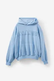 [Factorie] Factorie - Open Gallery Hoodie - Og washed blue mist/gallery headline M OG WASHED BLUE MIST/GALLERY HEADLINE