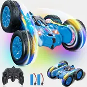 Kids Stunt Remote Control Car 2.4G HZ Remote Control Cars RC Stunt Car Remote Control Blue