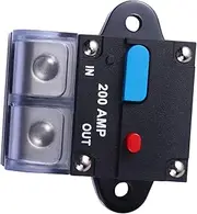 SWOOMEY Car Circuit Breaker with Manual Reset Switch Easy to Install Fuse for Electrical Systems for Automotive Speakers Battery Isolators and Winches