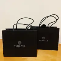 在飛比找蝦皮購物優惠-專櫃 Versace 精品袋 黑