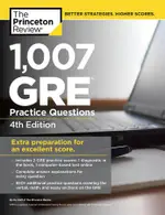 1,007 GRE PRACTICE QUESTIONS (4 ED.)/PRINCETON ESLITE誠品
