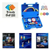 3 Way AC Diagnostic Manifold Gauge Set for Freon Charging, Fits R134A R12 R22...