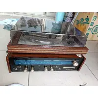 在飛比找蝦皮購物優惠-早期黑膠伴唱機 需要維修 唱片機 唱片歌唱機 卡帶機