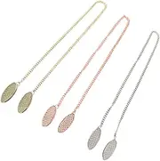 KOCKSHION 3Pcs Bib Holder Clips Style Napkin Clips for Home Use and Imitation Versatile Eating Towel Lanyard Holders