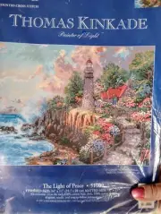 Thomas Kinkade Counted Cross Stitch Kit Light of Peace #51009 Candamar New
