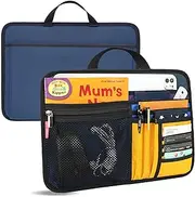 [Baggex Store] Unisex Bag Briefcase Insert Organizer Office File Document Storage Organizer (L) (Multi Colors)