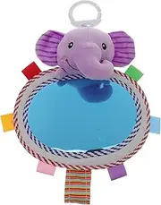 ifundom Developmental Mirror for Newborns and Colorful Design Safety Mirror for Tummy and Car Backseat Activities for Visual Development