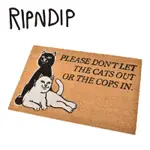 RIPNDIP 中指貓 RND4056 DON'T LET THE COPS IN RUG 地墊 / 腳踏墊 (咖啡色)