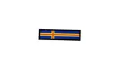 Patch printed embroidered travel souvenir biker backpack flag aland aaland