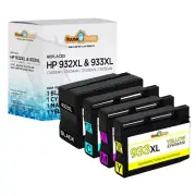 4PK Compatible With HP 932XL Ink Cartridge HP 933XL CMY for HP OfficeJet