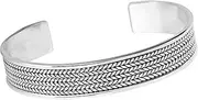 [Treasure Bay] TreasureBay Stunning Solid 925 Sterling Silver Bangle Bracelet