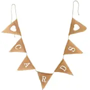 2 .2 Pennant Bunting Flags String Garland Decorations Bride