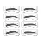 32 Pairs Eyebrow Stickers Brow Stencils Eyeshadow Stencil Kit Eyebrow Tracer