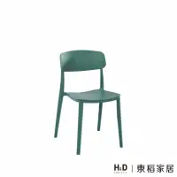 在飛比找momo購物網優惠-【H&D 東稻家居】綠色餐椅/TJF-04570