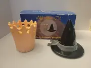 Wizard Of Oz Warner Bros BAD AND GOOD WITCH HATS Salt & Pepper Shakers
