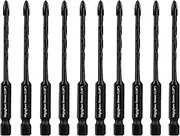 Mgtgbao 10PC 3mm Masonry Drill Bits, Concrete Drill Bit Set for Tile,Brick, Plastic and Wood,Tungsten Carbide Tip Best for Wall Mirror and Ceramic Tile.